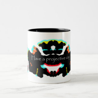 Haben Sie eine projektive TagTasse Zweifarbige Tasse