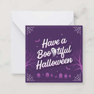 Haben Sie eine schöne Halloween-Grußkarte Mitteilungskarte
