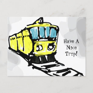 Haben Sie eine schöne Reise Postkarte