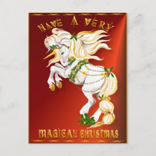 Haben Sie eine sehr magische Weihnachtskarte Feiertagspostkarte