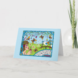 Haben Sie eine spielerische Fantasie_Gruß Karte