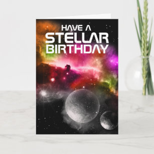 Haben Sie eine Stellar Geburtstagskarte? Karte