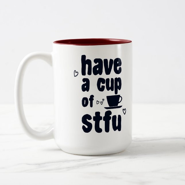 Haben Sie eine Tasse Sarcasm Sarcastic Kaffee Lieb (Links)
