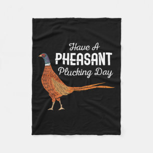 Haben Sie einen angenehmen Plucktag lustige kleine Fleecedecke