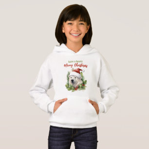 Haben Sie einen beary frohen Weihnachten Polar Bär Hoodie