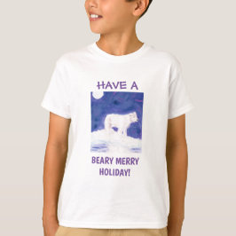 Haben Sie einen Beary Merry Holiday Eisbären T - S T-Shirt