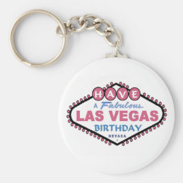Haben Sie einen fabelhaften Las Vegas Geburtstag P Schlüsselanhänger