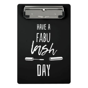 Haben Sie einen Fabu Peitschen-Tag Mini Klemmbrett