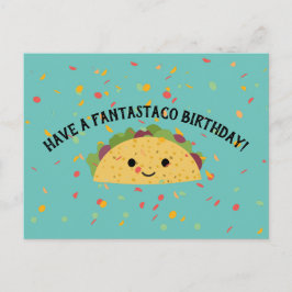 Haben Sie einen Fantastaco Geburtstag Niedlich Kaw Postkarte