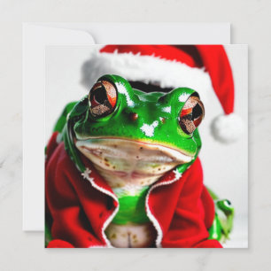 Haben Sie einen Froschigen Weihnachtsgruß Feiertagskarte