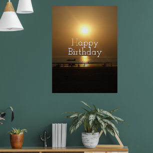 Haben Sie einen gesegneten Glückwunsch zum Geburts Poster