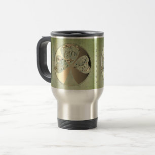 "Haben Sie einen glücklichen St. Patrick's Hand ge Reisebecher