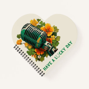 Haben Sie einen Glückstag – St. Patrick’s Musik Ku Notizbuch