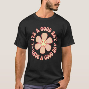 Haben Sie einen guten Tag Pink Smile Gesicht Prepp T-Shirt