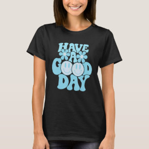 Haben Sie einen guten Tag Rosa Smiley Gesicht Prep T-Shirt