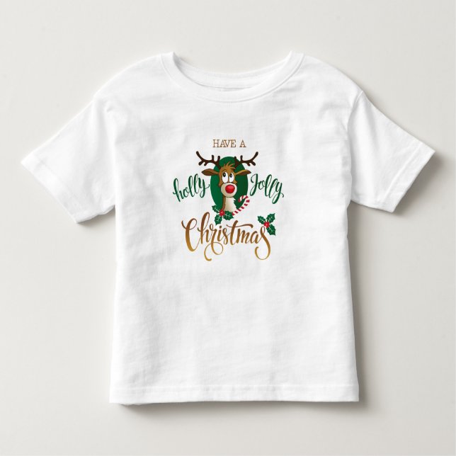 Haben Sie einen Holly Jolly Weihnachtsbaum | Urlau Kleinkind T-shirt (Vorderseite)