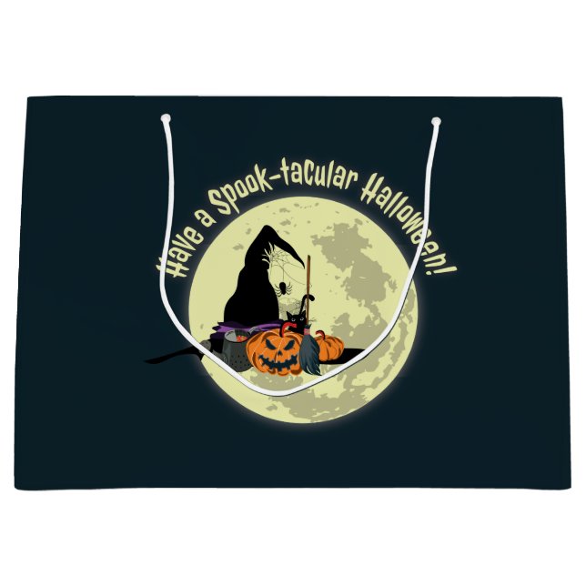 Haben Sie einen leckertakulären Halloween-Geschenk Große Geschenktüte (Vorderseite)