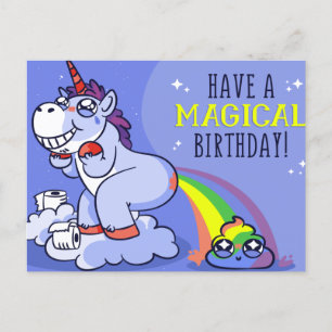 Haben Sie einen magischen Geburtstag Happy Birth Postkarte