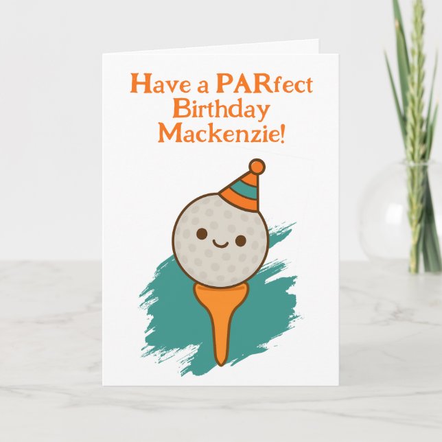 Haben Sie einen PARfect Geburtstag Personalisierte Karte (Vorderseite)