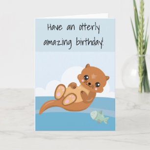 Haben Sie einen Phantastischen Geburtstag Otter? Karte
