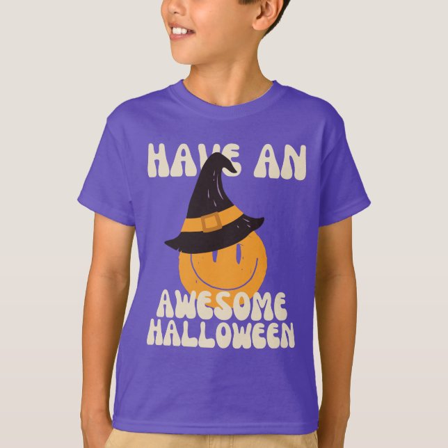 Haben Sie einen Phantastischen Halloween-Hut T-Shirt (Vorderseite)