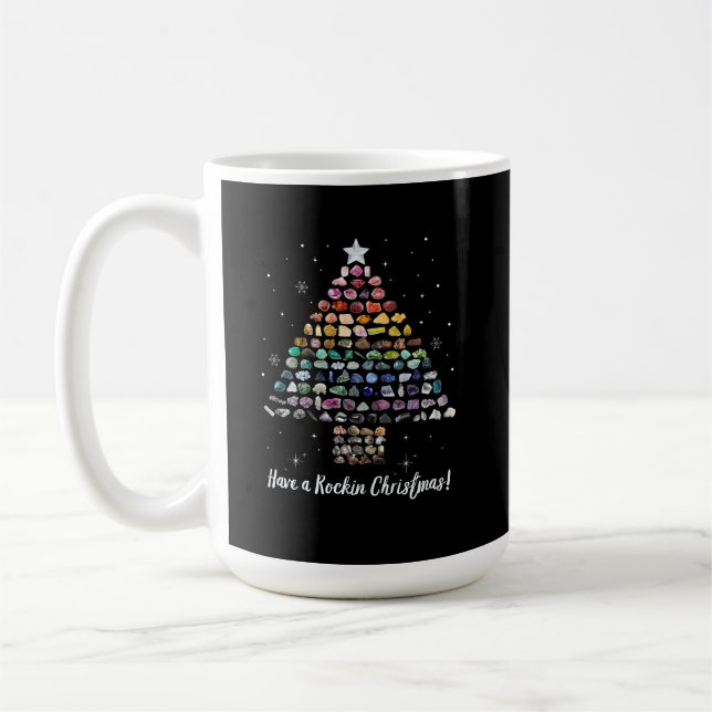 Haben Sie einen Rockin Weihnachten Kristallbaum Ro Kaffeetasse (Links)