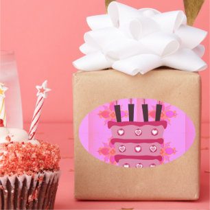 Haben Sie einen schönen gesegneten wunderbaren Geb Ovaler Aufkleber