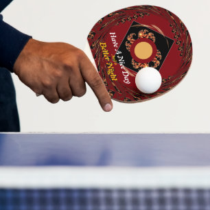 "Haben Sie Einen Schönen Tag" Energie-Tischtennis- Tischtennis Schläger