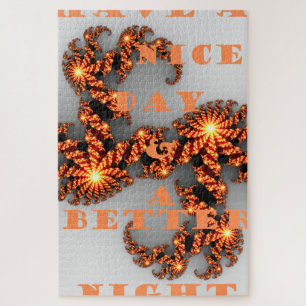Haben Sie einen schönen Tag und eine bessere Nacht Puzzle