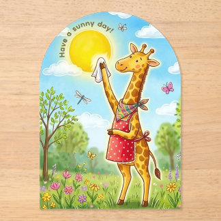 Haben Sie einen sonnigen Tag! Acryleinladungen