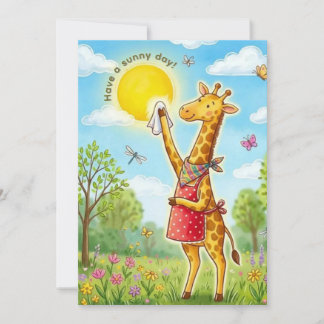 Haben Sie einen sonnigen Tag! Einladung