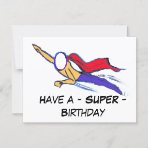 Haben Sie einen - SUPER - Geburtstag (Kust). Postk Postkarte
