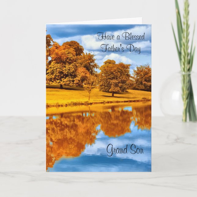 Haben Sie einen Vatertag gesegnetes Karte (Vorderseite)