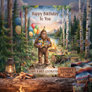 Haben Sie einen wilden Geburtstag! Ein legendärer Karte