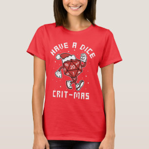 Haben Sie einen Würfel Krit mas T-Shirt