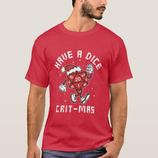 Haben Sie einen Würfel Krit mas T-Shirt