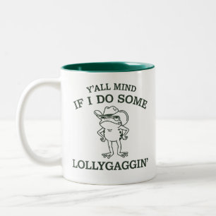 Haben Sie etwas dagegen, wenn ich ein paar Faxen m Zweifarbige Tasse
