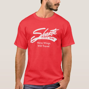 Haben Sie Flügel reist - Shasta Wohnwagenanhänge T-Shirt