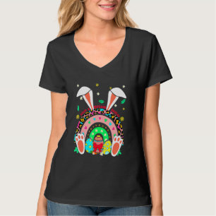 Haben Sie gesegnet Osterleopard Regenbogen Osterta T-Shirt