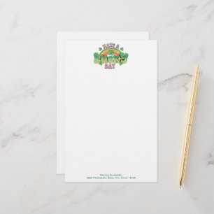 Haben Sie Glück Retro Typografie Briefpapier