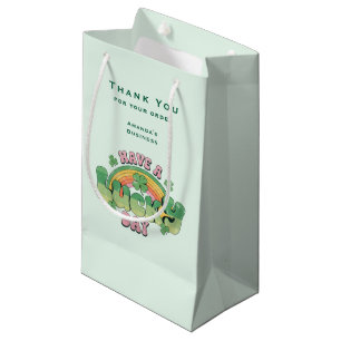 Haben Sie Glück Retro Typografy Business Kleine Geschenktüte