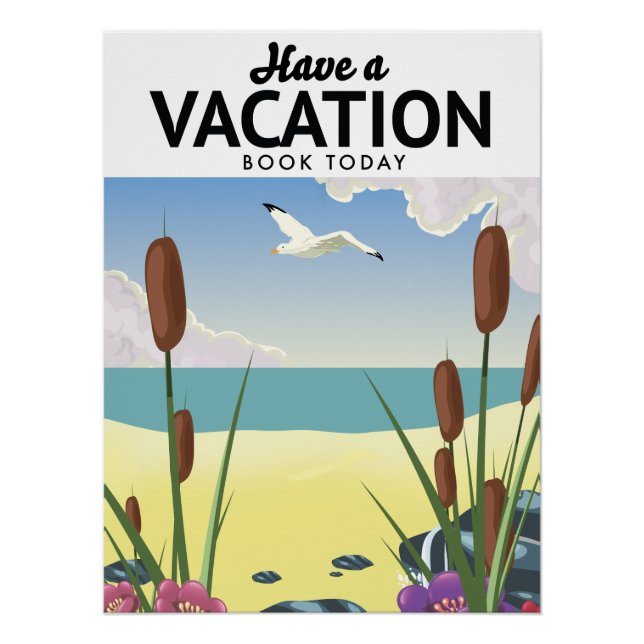Haben Sie heute ein Urlaubsbuch Poster (Vorderseite)