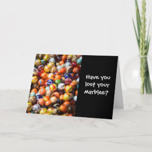 Haben Sie Ihre Murmelkarte zum Geburtstag verloren Karte