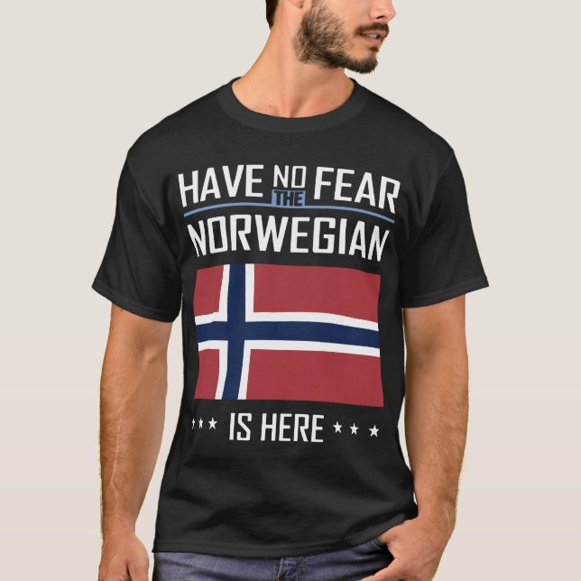 haben Sie kein der Furchtnorweger ist hier T-Shirt (Vorderseite)