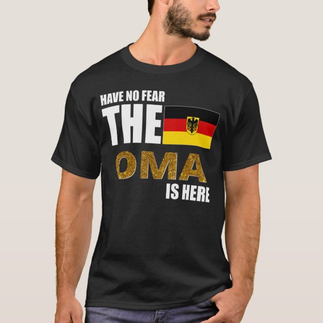 Haben Sie keine Angst, das Oma ist hier deutsche F T-Shirt (Vorderseite)