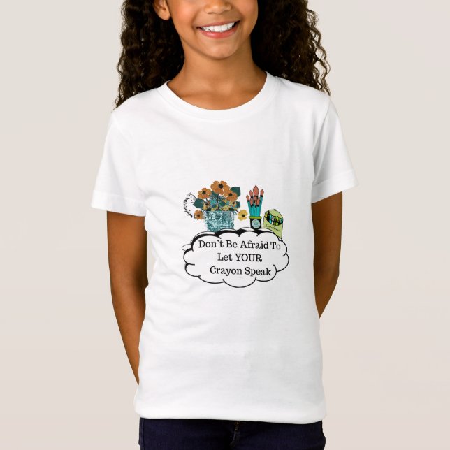 Haben Sie keine Angst, Ihre Kreide sprechen zu las T-Shirt (Vorderseite)