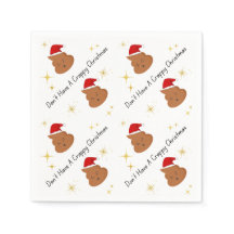 Haben Sie keine verrückten Weihnachten Napkins