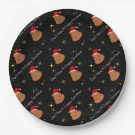 Haben Sie keine verrückten Weihnachts-Party-Teller Pappteller