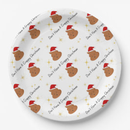 Haben Sie keine verrückten Weihnachts-Party-Teller Pappteller