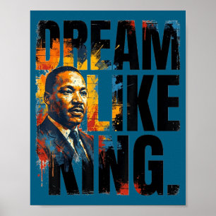Haben Sie Martin Luther King Monat Schwarze Geschi Poster